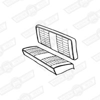 REAR SEAT COVER KIT-(state colour)-CLUBMAN ESTATE-'69-'80