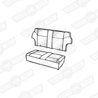 REAR SEAT COVER KIT-MONACO-COOPER-'96-2000