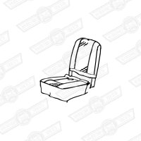 FRONT SEAT COVER KIT-2 SEATS-BLACK LIGHTNING-FITS '85-'92