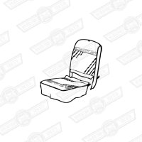 FRONT SEAT COVER KIT-2 SEATS, BLACK LIGHTNING/LEATHER RSP