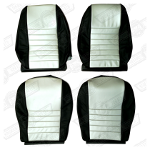 FRONT SEAT COVER KIT-2 SEATS-BLACK/NICKEL-2000 COOPER SPORT