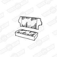 REAR SEAT COVER KIT-( state colour)-HL & HLE-'80-'82