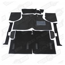CARPET SET-SALOON-STANDARD QUALITY,BLACK
