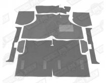 CARPET SET-SALOON-STANDARD QUALITY, CHARCOAL