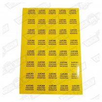 DECAL SET-WIRING HARNESS-'LUCAS'