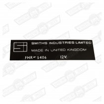 DECAL-HEATER-'SMITHS'-'76-'85