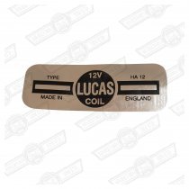 DECAL-COIL-'LUCAS'-'59-'69