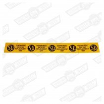 TAPE-FUEL PUMP-SU GUARANTEED'-ELECTRIC PUMPS'61-'71
