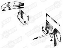 TRIM KIT-(state colour)-TRAVELLER-OVAL SPEEDO-'61-'69