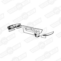 INTERIOR TRIM KIT-(state colour)-OFFSET DASH-LHD-'69-'85