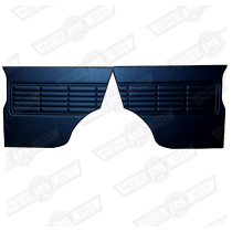 REAR 1/4 LINERS-PAIR-BLACK-1000 & CLUBMAN-'69-'75