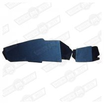 DASH LINERS-PAIR-BLACK VINYL-OFFSET DASH-RHD