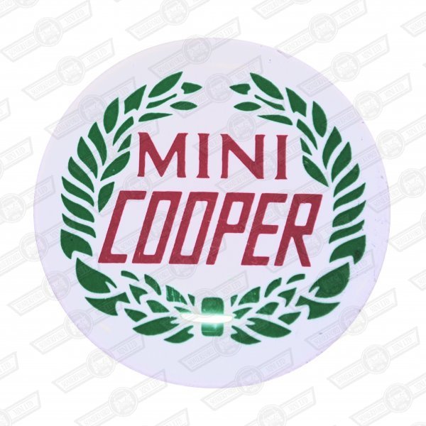 EMBLEM-COOPER LAUREL, fits BG2602 and BG2702 gearknobs