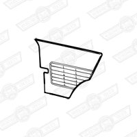 REAR 1/4 LINERS-PAIR-NAVY-1000 & CLUBMAN-'69-'75