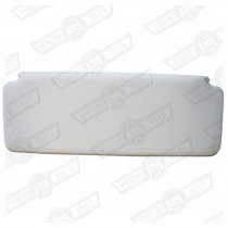 SUN VISOR-WHITE/BLACK -NO MIRROR-'69 ON
