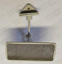 MIRROR ASSY-REAR VIEW-PALE GREY-'64-'75