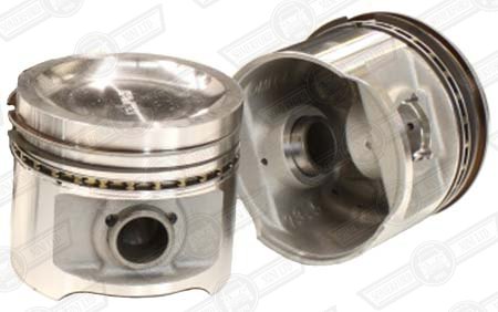OMEGA CAST PISTONS +020 10cc DISH STD. HEIGHT