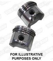 OMEGA CAST PISTONS 73.5mm 11cc DISH STD. HEIGHT