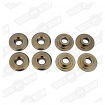 VALVE TOP CAP- TITANIUM, RACE USE (SET OF 8)