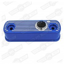 ALLOY ROCKER COVER-FLAT TOP, BLUE