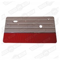 DOOR LINER LH CREAM/RED MONACO-'MONTE CARLO'