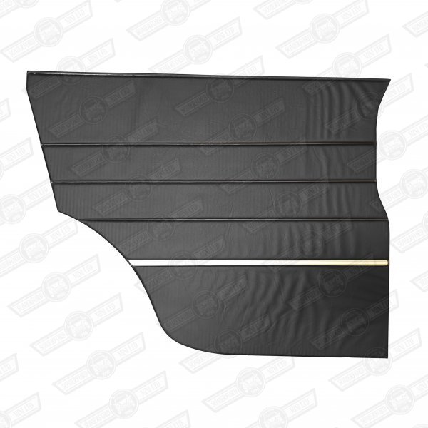 REAR 1/4 LINER-BLACK/SILVER PVC-LH