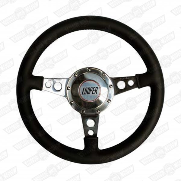 MOTOLITA WHEEL-COOPER SIG.13'' LEA.DISHED inc boss & cap MK1
