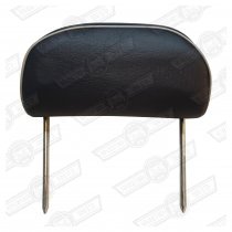 HEADREST-SPI PRUSSIAN BLUE LEATHER,GREY PIPING-COOPER 35