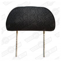 HEADREST-TWIN STABLACK/METALIC SILVER-RAVIOLI-COOPER 2000 MY