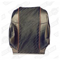 COVER-FRONT SEAT SQUAB-BLACK LIGHTNING-COOPER >64959-110845