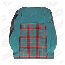 COVER-FRONT SEAT SQUAB-GREEN TARTAN/GREEN PLAIN/BLACK-BALMOR