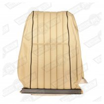 COVER-FRONT SEAT SQUAB-S. BEIGE/BLACK-KENSINGTON,COOPER SE