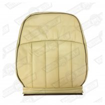 COVER-FRONT SEAT SQUAB-PORCELAIN GREEN LEATHER-'97 ON OPTION
