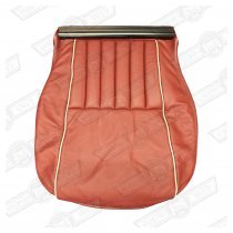 COVER-FRONT SEAT CUSHION-GRENADINE RED/LSB-MINI 40