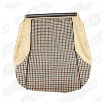 COVER-FRONT SEAT CUSHION-STONE BEIGE/BALMORAL