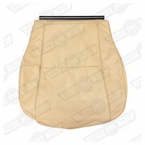 COVER-FRONT SEAT CUSHION-ALPACA/OXFORD LEATHER-KNIGHTSBRIDGE