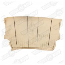 COVER-REAR SEAT SQUAB-LIGHT STONE BEIGE LEATHER-MINI 35/BOC