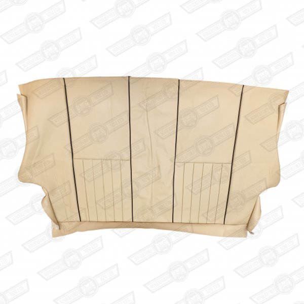 COVER-REAR SEAT SQUAB-LIGHT STONE BEIGE LEATHER-MINI 35/BOC