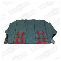COVER-REAR SEAT SQUAB-GREEN TARTAN/G'N PLAIN/BLK TART-BALMOR