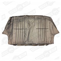 COVER-REAR SEAT SQUAB-PRUSSIAN BLUE/LIGHT STONE BEIGE-'40'