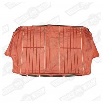 COVER-REAR SEAT SQUAB-LEATHER-GRENADINE RED/LSB-MINI '40'