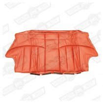 COVER-REAR SEAT SQUAB-TARTAN RED/CUMULUS LEATHER-'97 ON OPTI