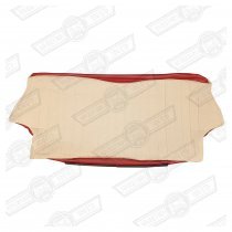 COVER-REAR SEAT SQUAB-LSB/TARTAN RED CHOPSTICKS-2000 'SEVEN'