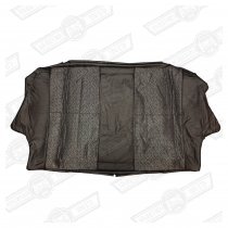 COVER-REAR SEAT SQUAB-BLACK/METALLIC SILVER-RAVIOLI-COOP.200