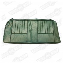 COVER-REAR SEAT CUSHION-GREEN/BLACK LEATHER-COOPER SE