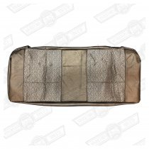 COVER-REAR SEAT CUSHION-BLACK/METALLIC SILVER RAVIOLI-COOPER