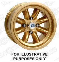 MINILITE WHEEL- 6''x13'' GOLD