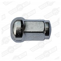 WHEEL NUT-CHROME,RADIUS BULGE SEAT,10'' WHEELS