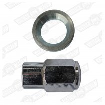 WHEEL NUT-CHROME-WOLFRACE (DISHED WASHER)