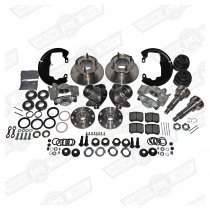 DISC BRAKE KIT-7.5''COOPER S gen. calipers & disc shields